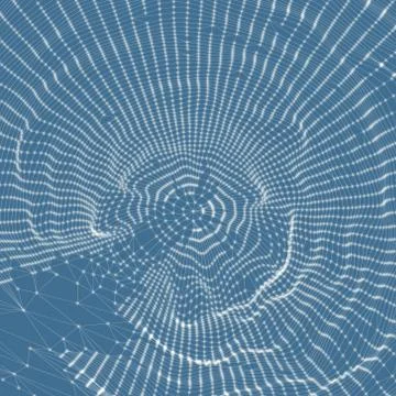 Network background. 3d technology vector illustration Illustrazione stock