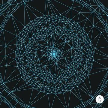 Network background. 3d technology vector illustration. Network background.... Stock Photos