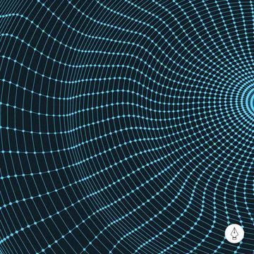 Network background. 3d technology vector illustration. Network background.... Foto stock