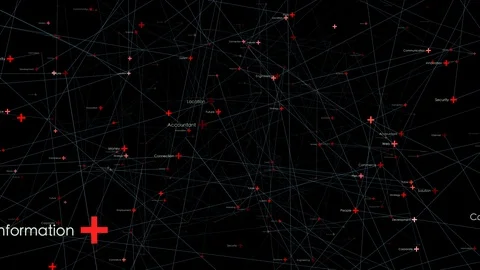 Network background with business keywords. Search engine optimization. Stock Footage 105216004