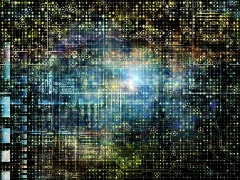 Network Background Illustrazione stock