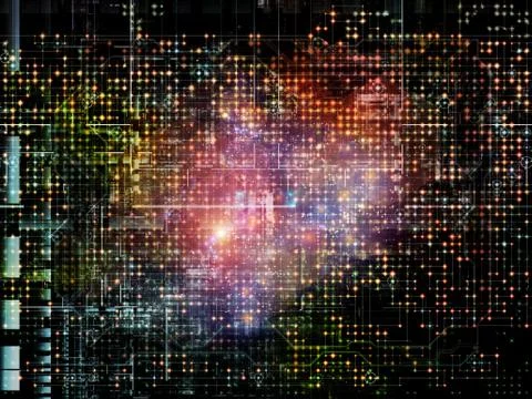 Network Background Stock Illustration