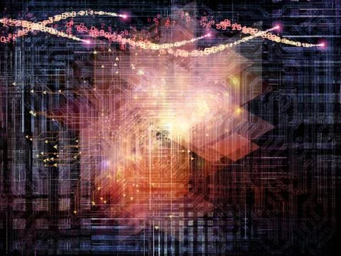 Network Background Illustrazione stock