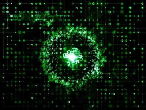 Network Background Stock Illustration