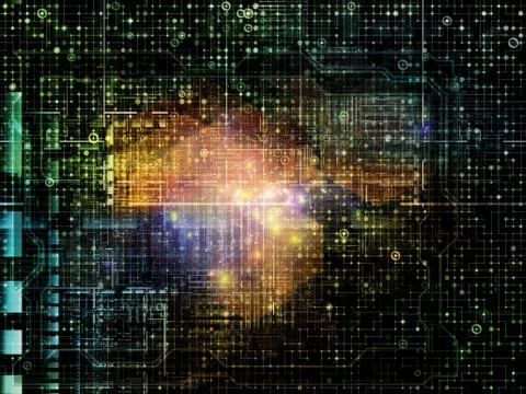 Network Background Illustrazione stock