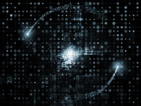 Network Background Illustrazione stock