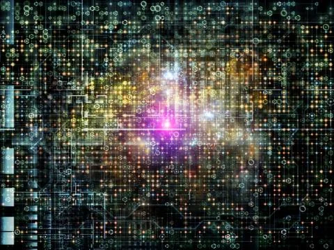 Network Background Illustrazione stock