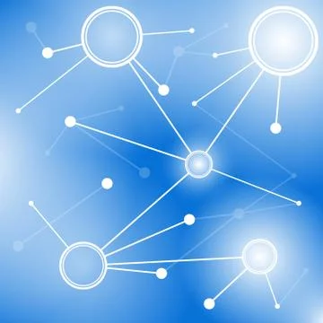 Network background illustration イラスト素材