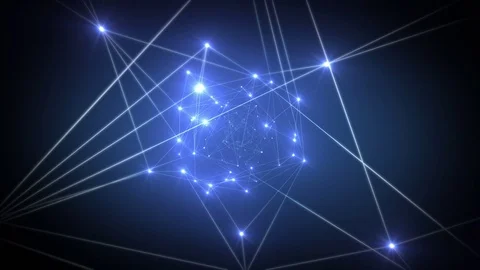 Network Background, seamless looping Video stock 71474052