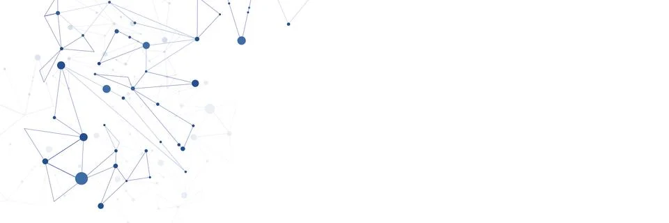 Network Background on the white Stock Illustration