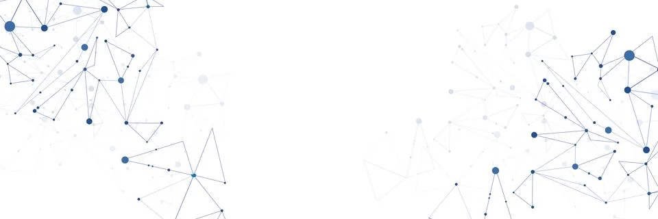 Network Background on the white Stock Illustration