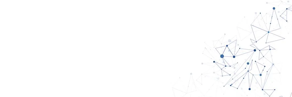 Network Background on the white Stock Illustration
