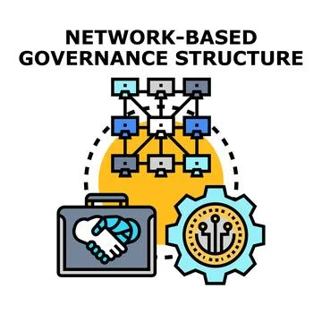 Network based governance structure planning and management Stock Illustration