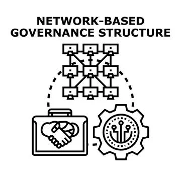 Network based governance structure planning and management Stock Illustration