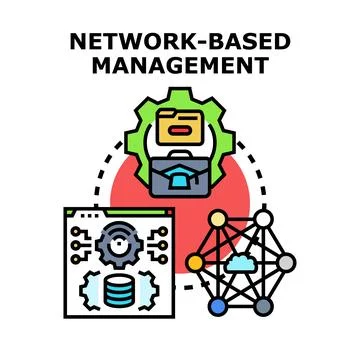 Network based management system for remote administration Stock Illustration