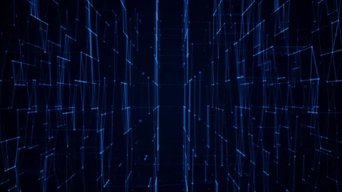 Network Blue background Stock Footage 297925625