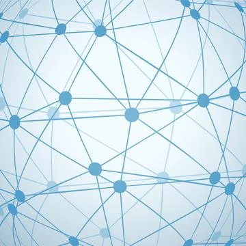 Network blue connection like simple background Stock Illustration