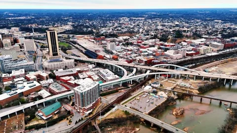 Network of Bridges - Richmond, VA Vídeos de archivo 336414838