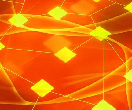 Network business background Stock Illustration