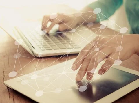 Network business Stock Photos