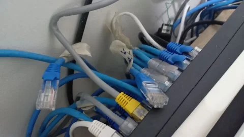 Network Cable Video stock 169133862