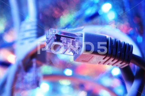 Network cable Stock Illustration