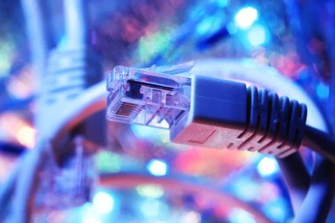 Network cable Stock Illustration