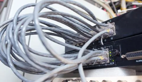 Network cable Stock Photos