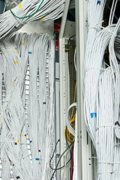 Network cables concept 스톡 사진