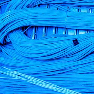 Network cables concept Stock Photos