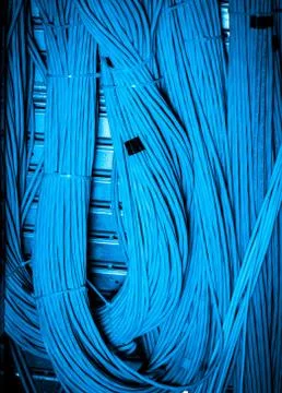 Network cables concept Stock Photos