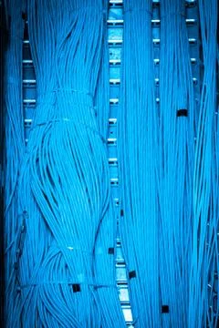 Network cables concept Foto stock