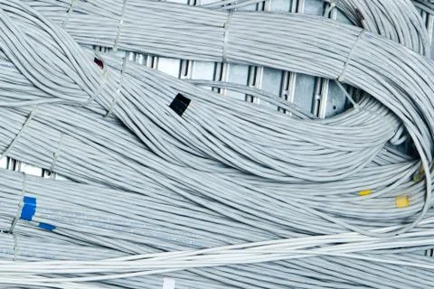 Network cables concept 스톡 사진