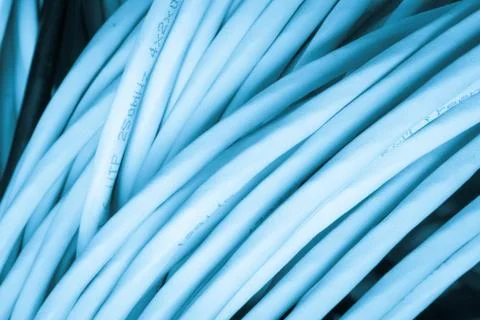 Network cables concept Foto stock