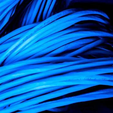 Network cables concept Stock Photos