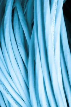 Network cables concept Stock Photos