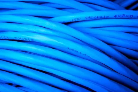 Network cables concept Stock Photos