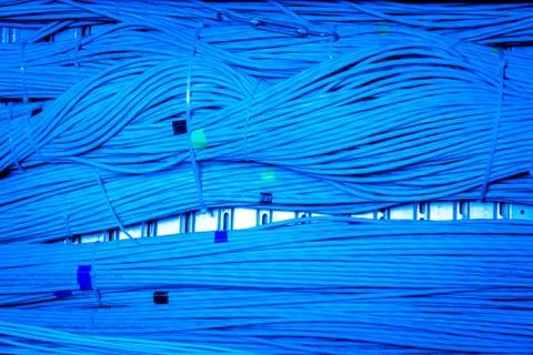Network cables concept Stock Photos