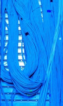 Network cables concept Foto stock