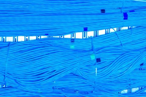 Network cables concept 스톡 사진
