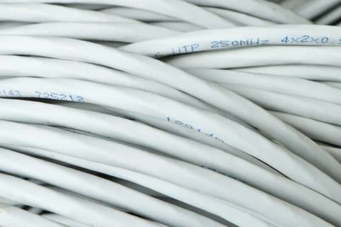 Network cables concept Stock Photos