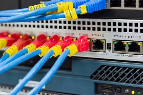 The network cables to connect Lan port Photos