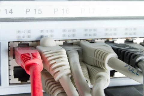 Network cables Stock Photos