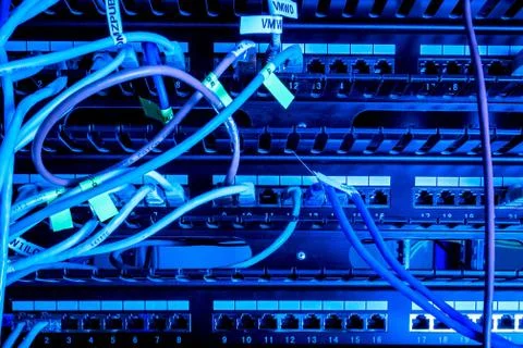 Network cables Stock Photos