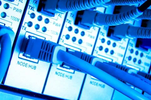 Network cables Stock Photos