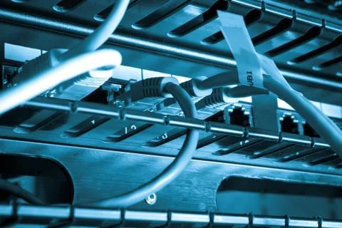 Network cables Stock Photos