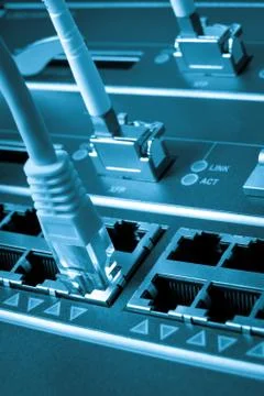 Network cables Stock Photos