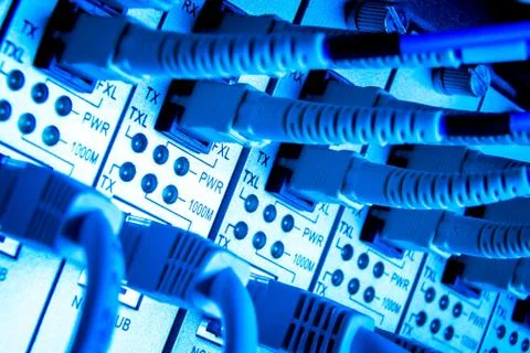 Network cables Stock Photos