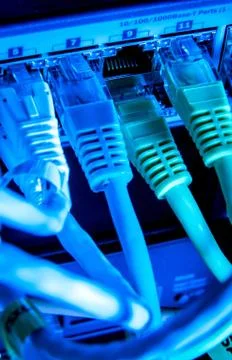 Network cables Stock Photos