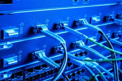 Network cables Stock Photos